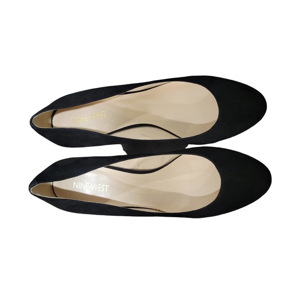 Nine West Suede Wedge Heels Aize 9.5 - Picture 6 of 7